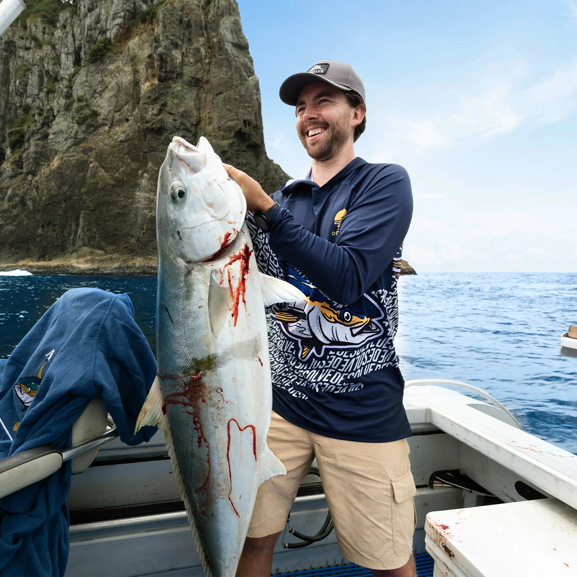 SolarDry Hoodie Yellowfin - Image 3