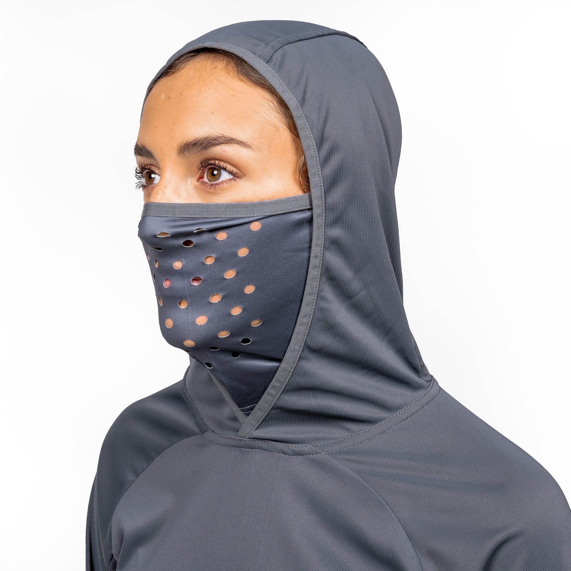 Stripey Fish Face Hoodie Women's - Image 3